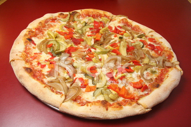 Gourmet Veggie Pizza
 Gourmet Veggie Pizza Stock s Free