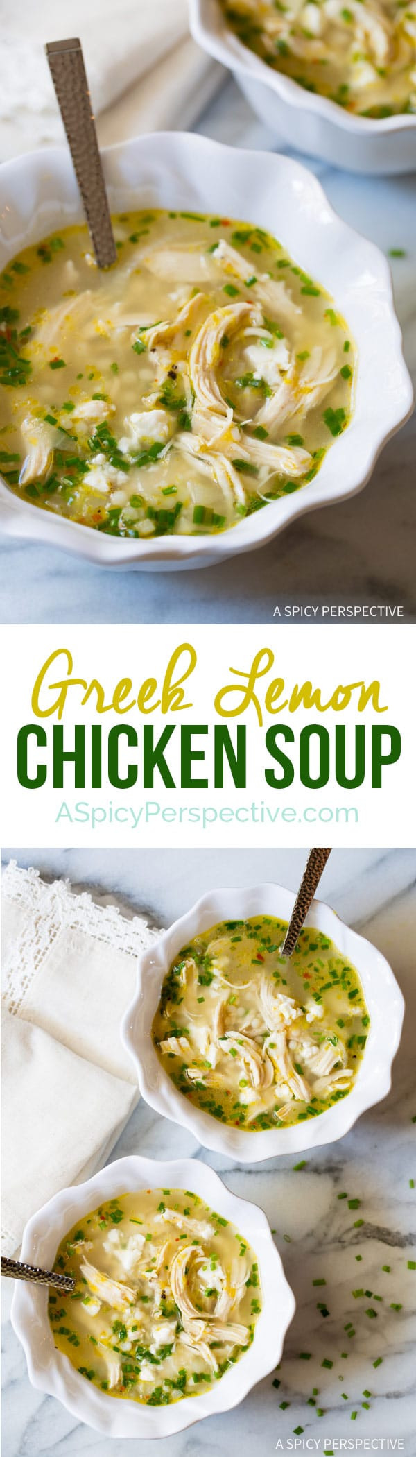 Greek Chicken Soup
 Greek Lemon Chicken Soup Recipe Video A Spicy Perspective