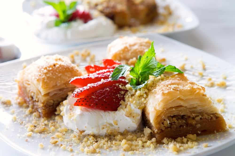 Greek Desserts Baklava
 Traditional Baklava Recipe Greek Walnut Pistachio and