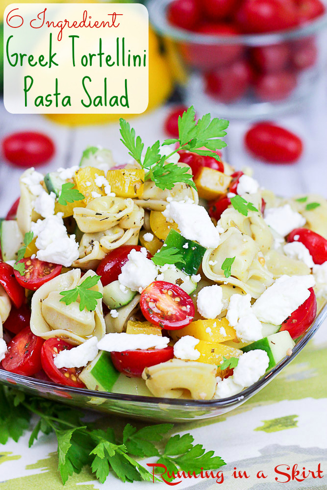 Greek Tortellini Pasta Salad
 Greek Tortellini Pasta Salad