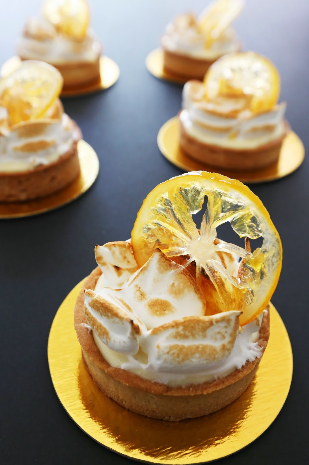 Gregory'S Gourmet Desserts
 Gourmet Baking Meyer Lemon Tart with Can d Lemon and Peel