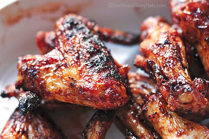 Grilled Chicken Wings
 Sweet and Spicy Grilled Chicken Wings