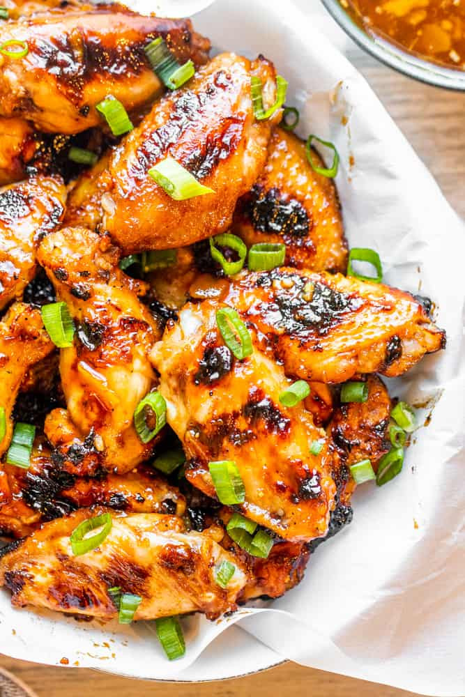 Grilled Chicken Wings
 BBQ Peach Grilled Chicken Wings Recipe