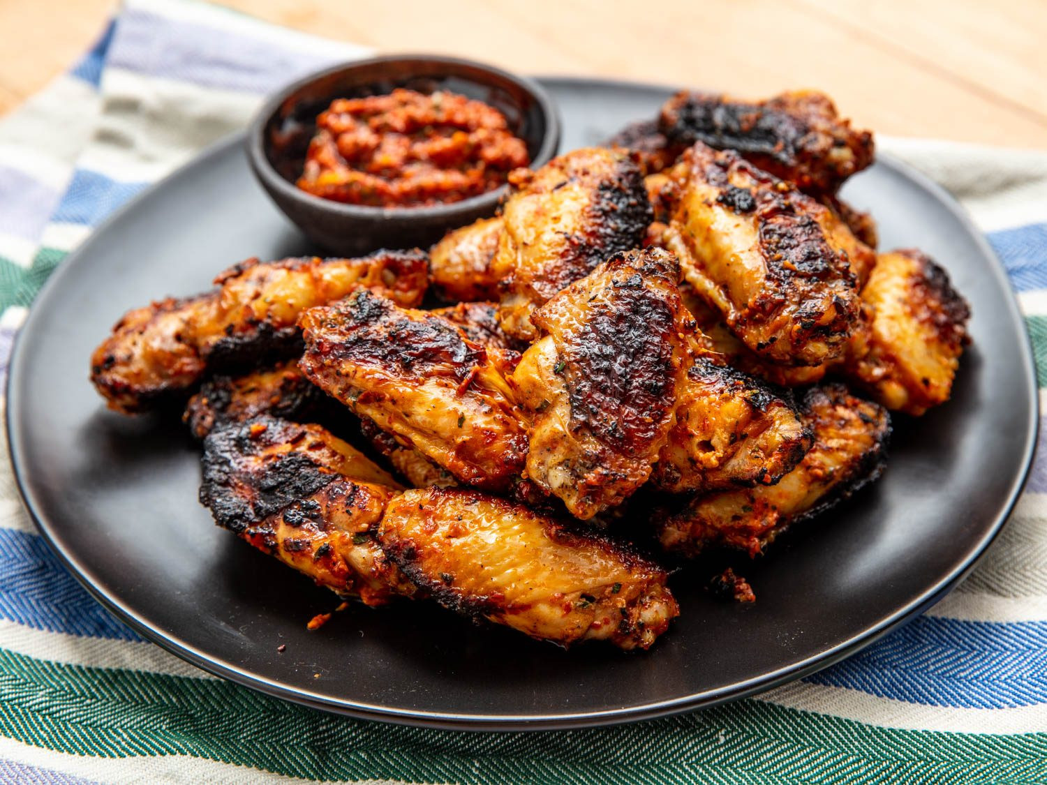 Grilled Chicken Wings
 Grilled Turkish Style Chicken Wings Recipe