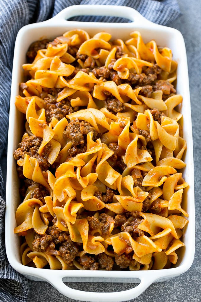Ground Beef And Egg Casserole
 Beef Noodle Casserole Dinner at the Zoo
