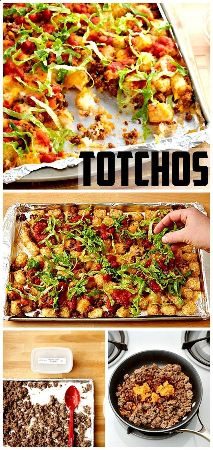Ground Beef Appetizer Recipes
 Ground Beef Totchos