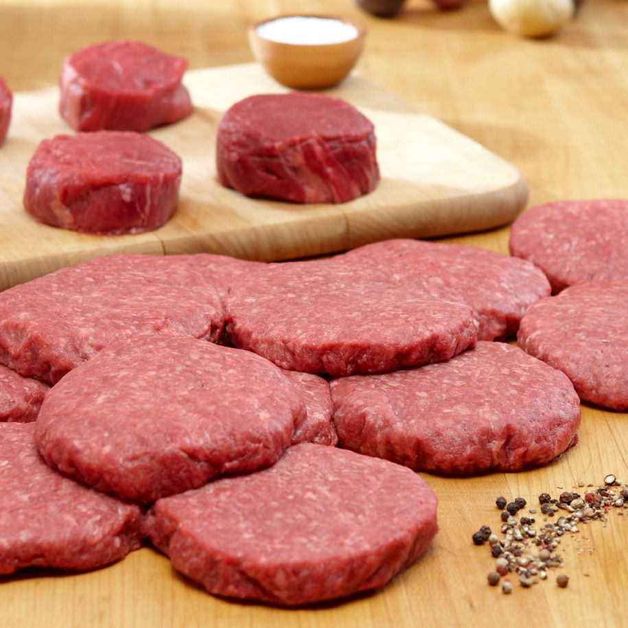 Ground Beef Burgers
 Organic Half Pound Beef Burgers Overnight Delivery