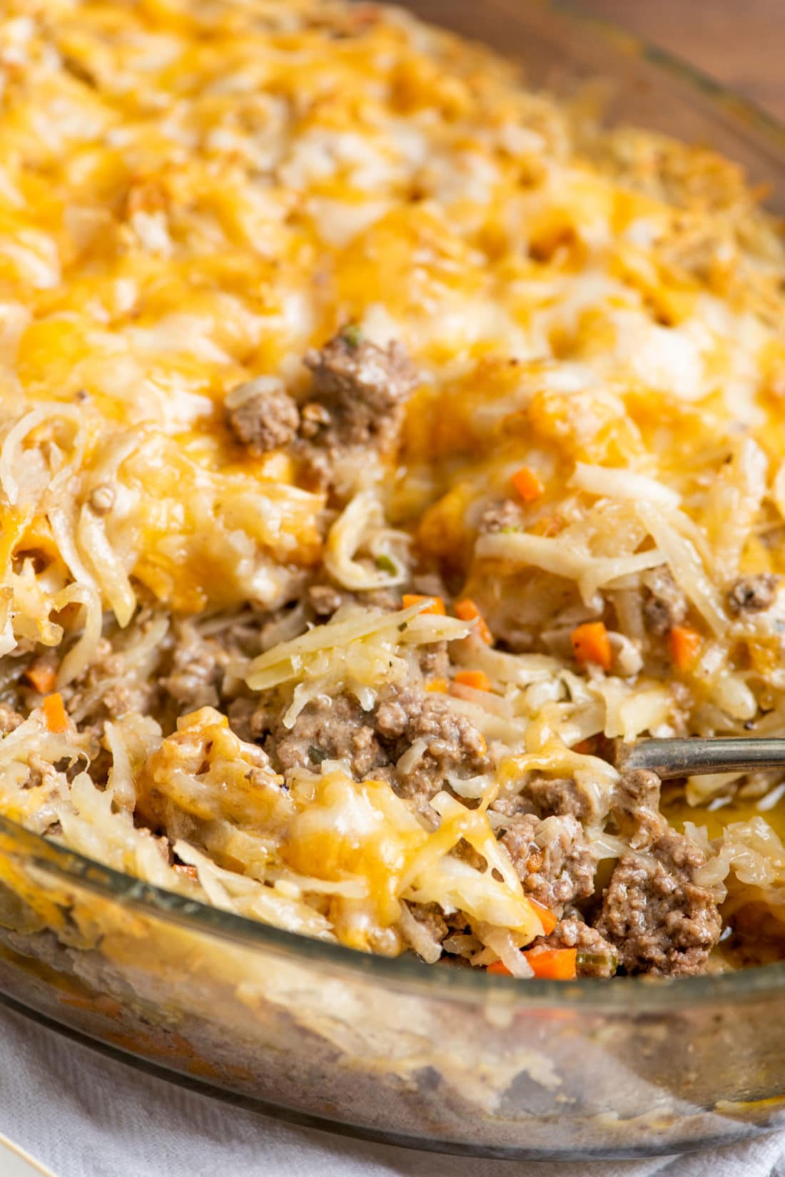 Ground Beef Casserole
 Cheesy Ground Beef and Hash Brown Casserole Recipe — The