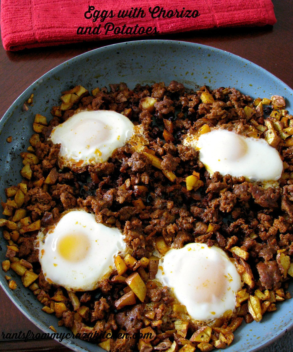 Ground Beef Egg Recipe
 Eggs with Chorizo and Potatoes Rants From My Crazy Kitchen