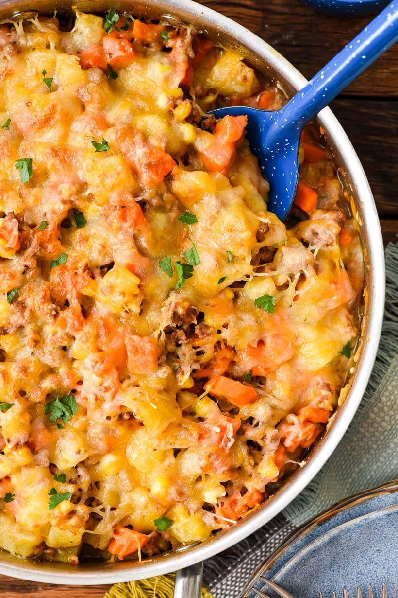 Ground Beef Potatoes
 Ground Beef and Potatoes Skillet