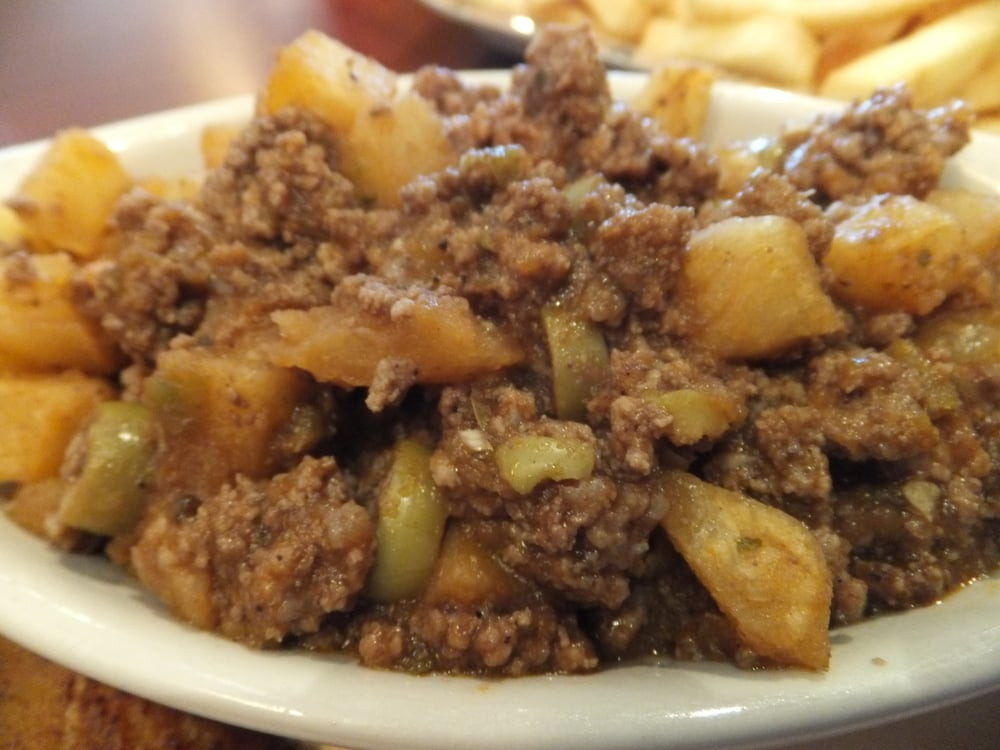 Ground Beef Potatoes
 Ground Beef Hash with Cubed Potatoes
