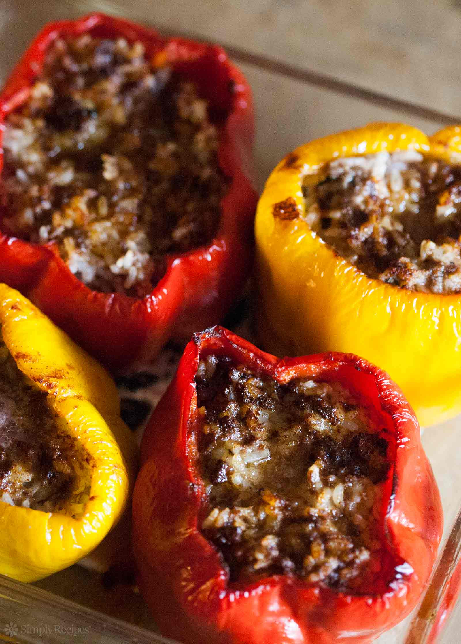 Ground Beef Stuffed Bell Peppers
 Mom’s Stuffed Bell Peppers Recipe