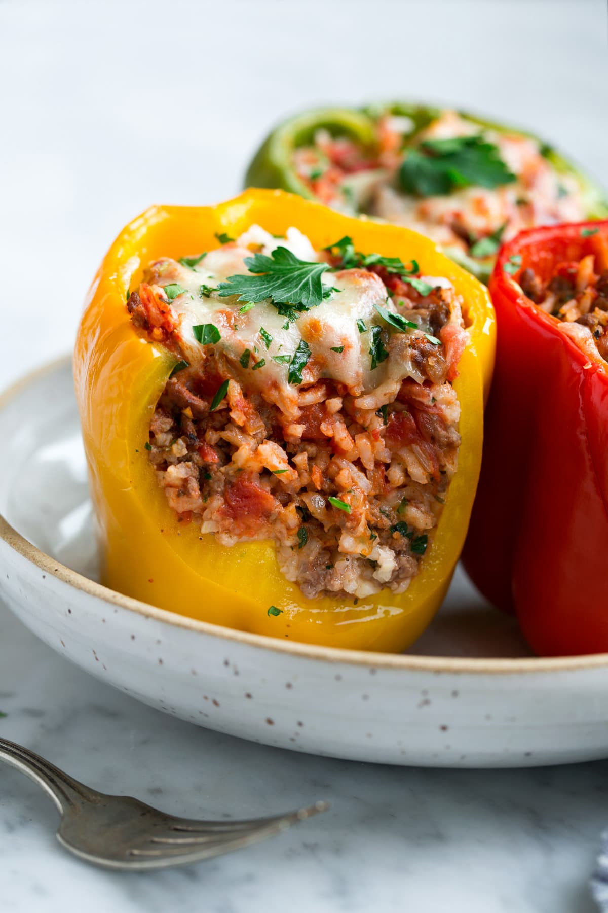 Ground Beef Stuffed Bell Peppers
 Stuffed Peppers Recipe Cooking Classy