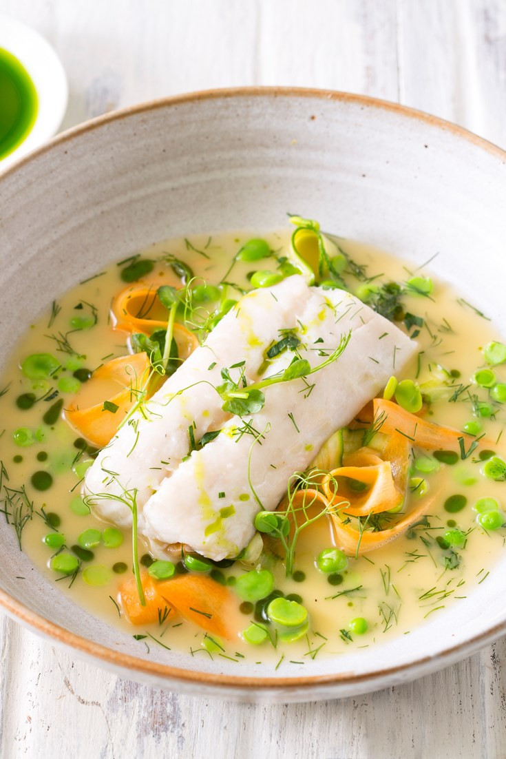 Hake Fish Recipes
 Baked Hake Recipe with Summer Ve ables Great British Chefs