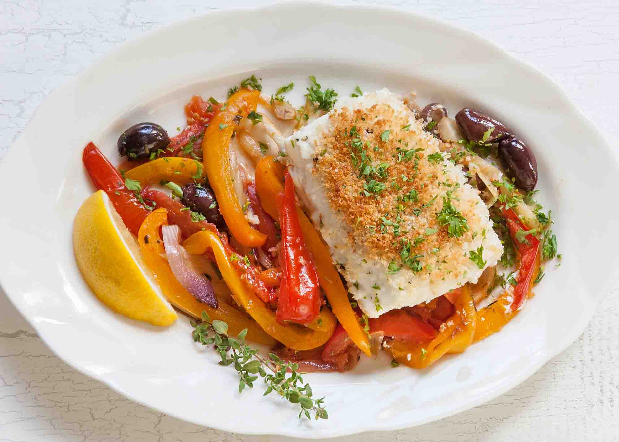 Halibut Fish Recipes
 Baked Halibut with Ve ables Quick & Colorful