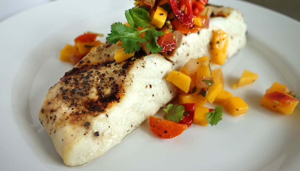 Halibut Fish Recipes
 Grilled Halibut with Mango Salsa Recipe
