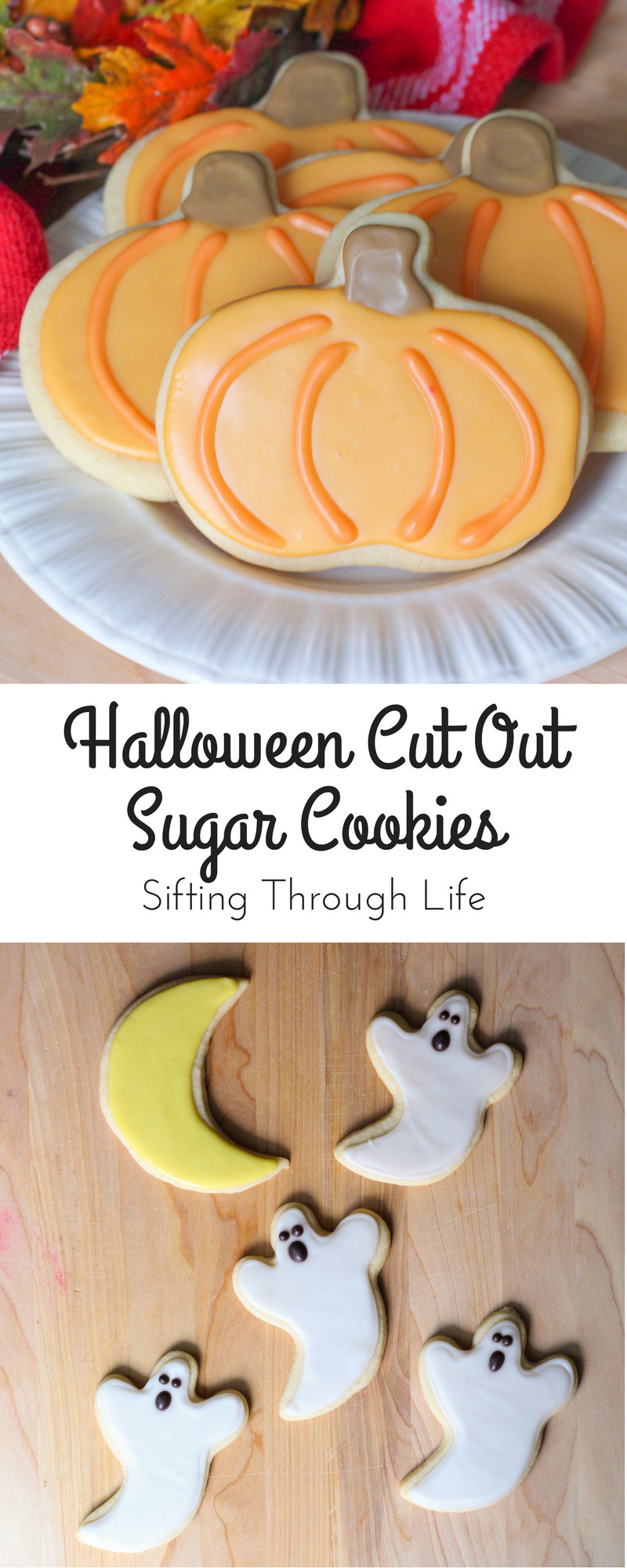 Halloween Cut Out Cookies
 Halloween Cut Out Sugar Cookies