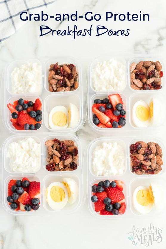 Healthy Breakfast Ideas On The Go
 Healthy Grab and Go Protein Breakfast Boxes Family Fresh