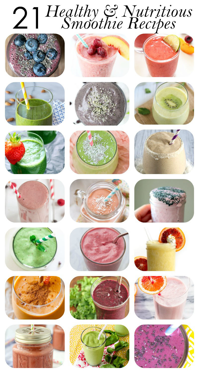 Healthy Breakfast Shakes
 21 Healthy Smoothie Recipes for breakfast energy and