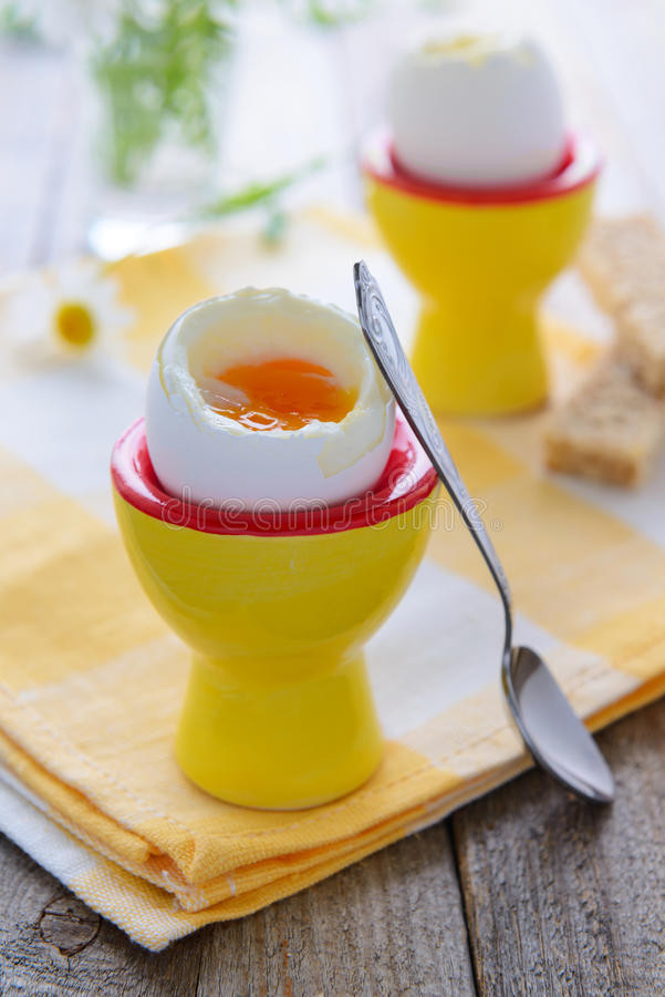 Healthy Breakfast With Boiled Eggs
 Healthy Breakfast Soft Boiled Eggs Stock Image of