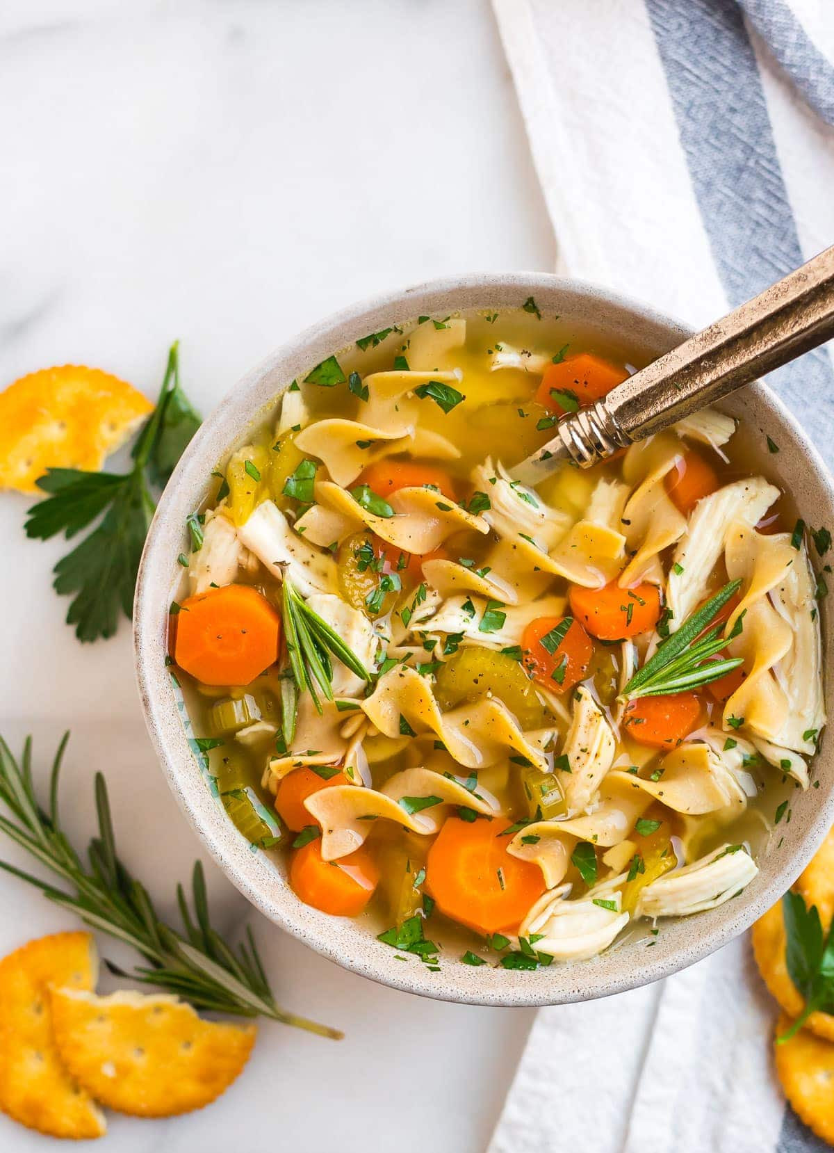Healthy Chicken Soup Recipes
 Crock Pot Chicken Noodle Soup