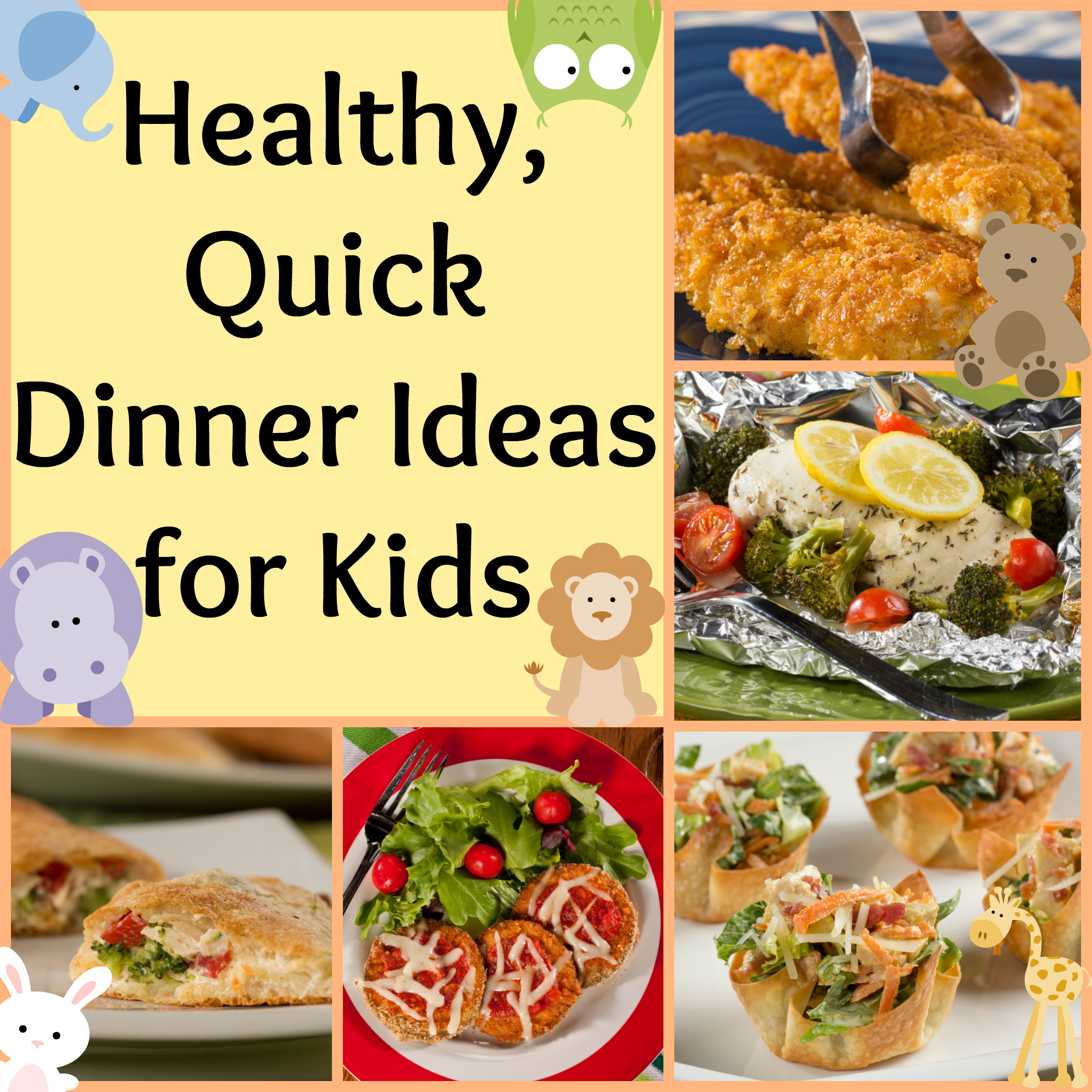 Healthy Dinner For Kids
 Healthy Quick Dinner Ideas for Kids Mr Food s Blog