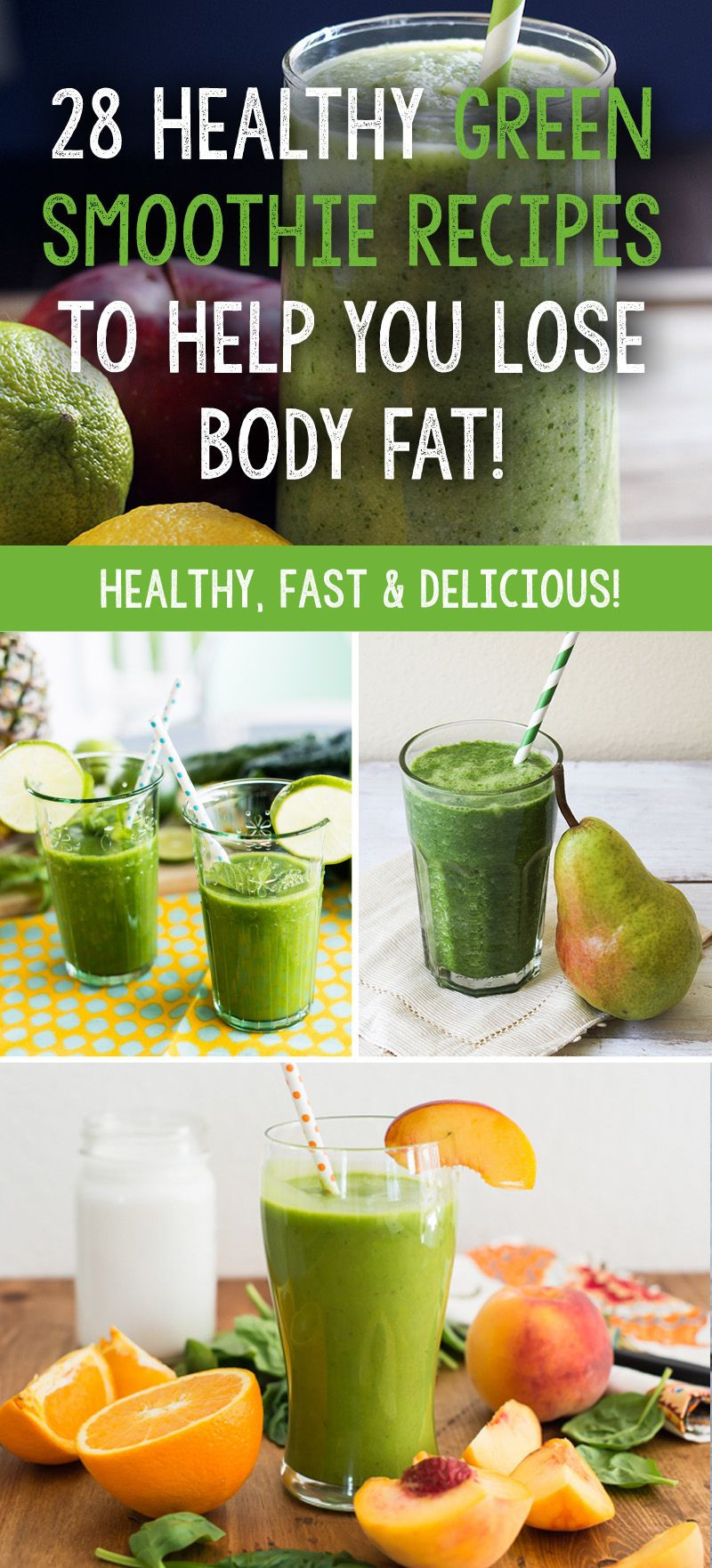 Top 22 Healthy Green Smoothie Recipes for Weight Loss - Best Recipes