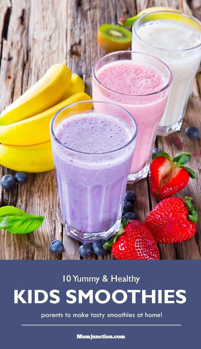 Healthy Smoothie Recipes For Kids
 21 Easy And Healthy Smoothies For Kids