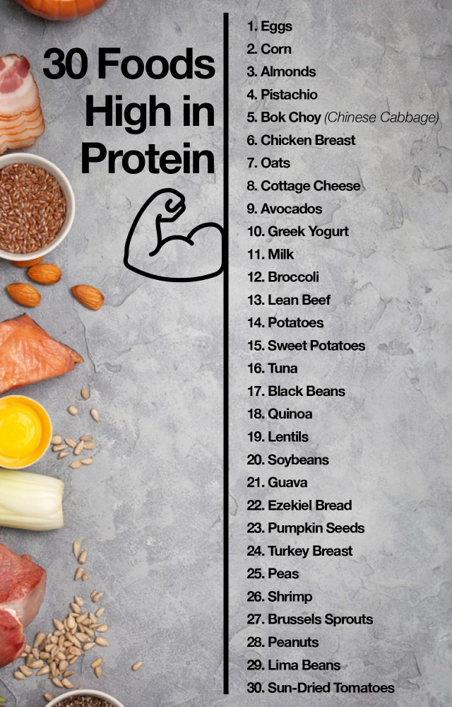 Healthy Snacks High In Protein
 30 Foods High in Protein VeggieShake