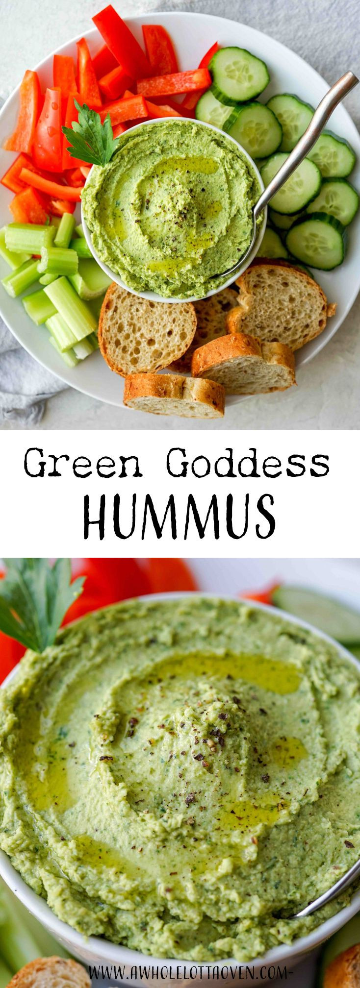 Heart Healthy Appetizers
 Green Goddess Hummus A Whole Lotta Oven