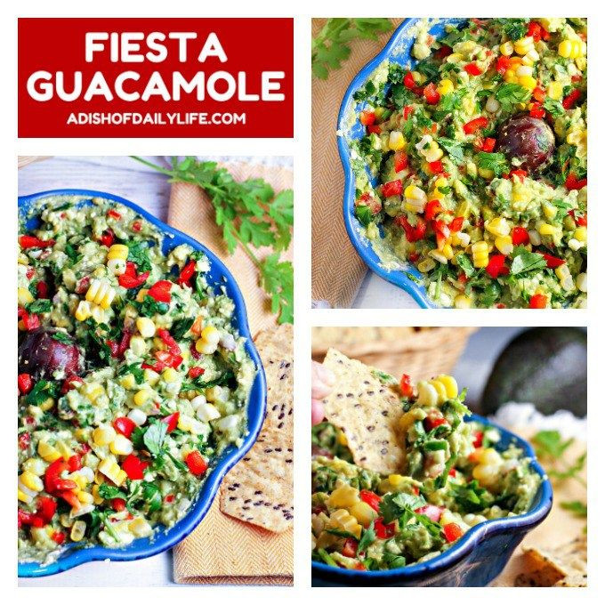 Heart Healthy Appetizers
 Fiesta Guacamole Recipe