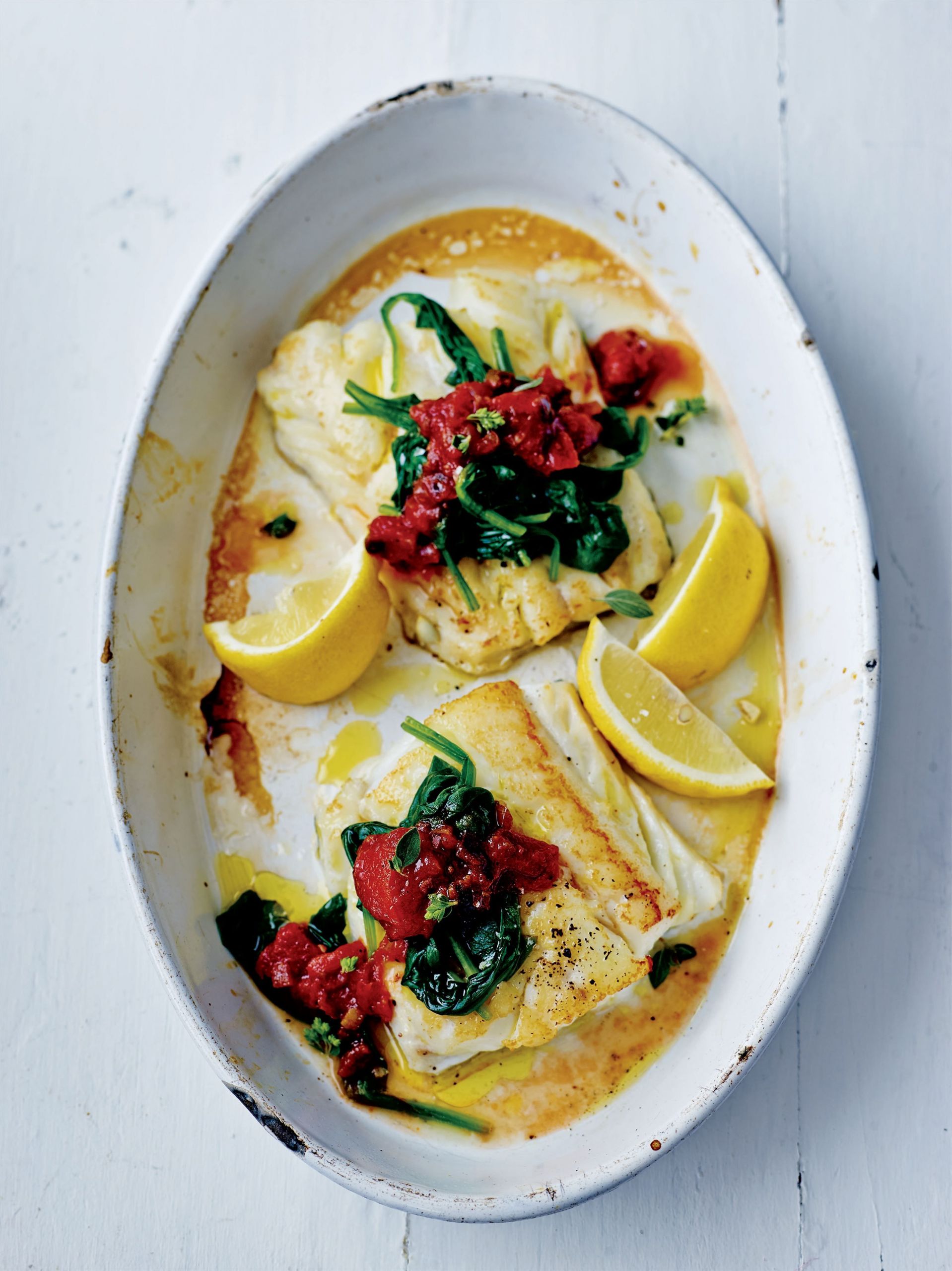 Heart Healthy Fish Recipes
 Heart healthy Sicilian cod with spinach Recipe