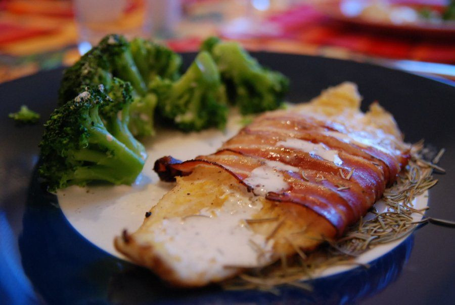Heart Healthy Fish Recipes
 Bacon Wrapped Trout With Pesto Recipe Heart healthy fish