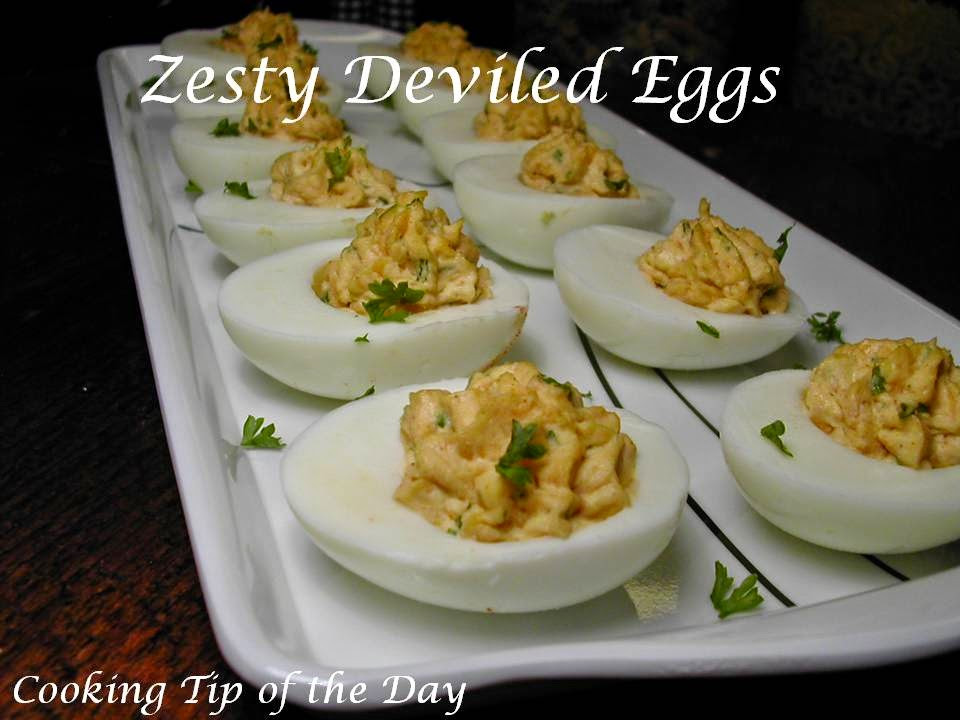 Hellmans Deviled Eggs
 Cooking Tip of the Day Recipe Zesty Deviled Eggs