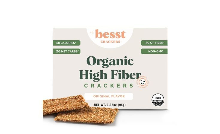 High Fiber Crackers
 The Besst Crackers organic high fiber crackers in 2020