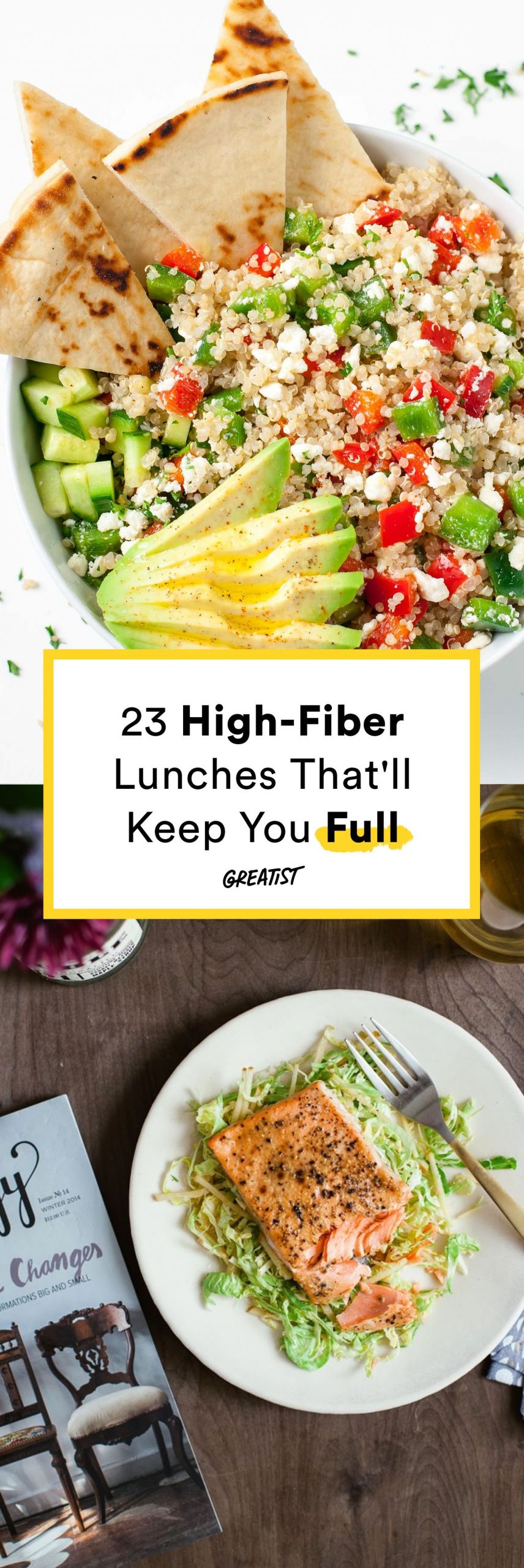 High Fiber Dinner Recipes
 23 High Fiber Lunches That ll Keep You Full Til Dinner