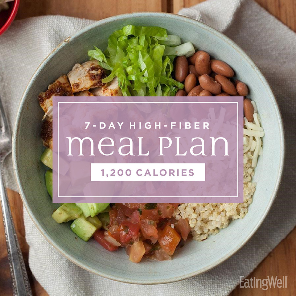 High Fiber Dinner Recipes
 7 Day High Fiber Meal Plan 1 200 Calories EatingWell