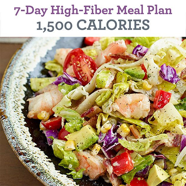 High Fiber Dinner Recipes
 7 Day High Fiber Meal Plan 1 500 Calories