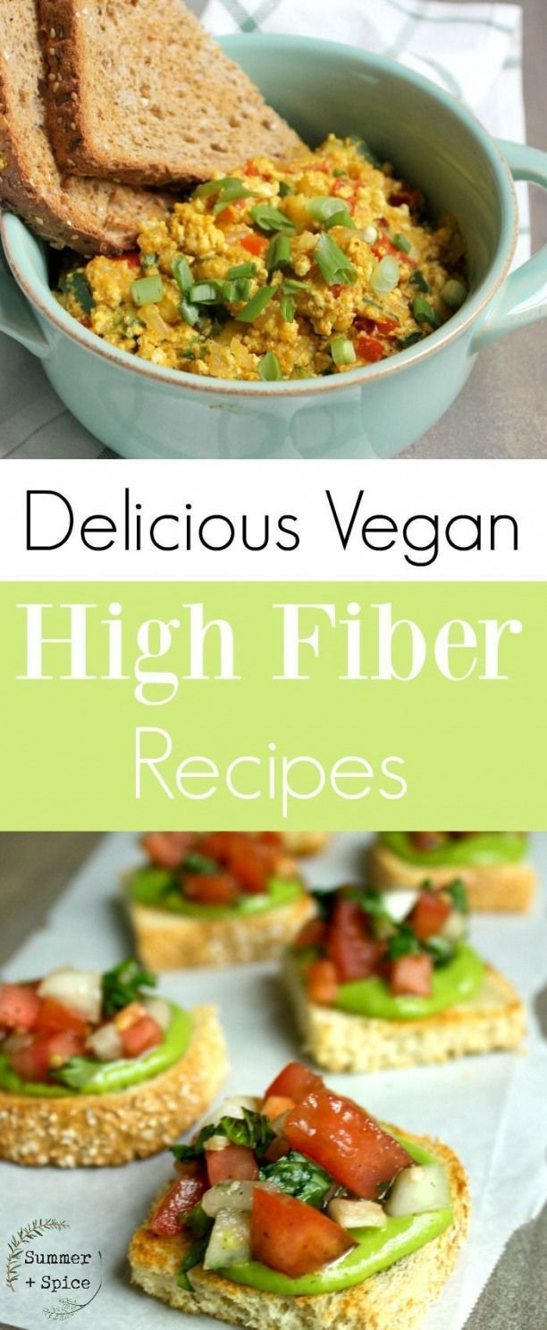 High Fiber Vegetarian Recipes
 Delicious High Fiber Vegan Recipes