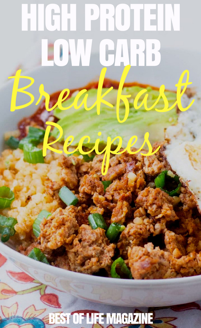 High Protein Low Carb Breakfast Recipes
 High Protein Low Carb Recipes for Breakfast Best of Life
