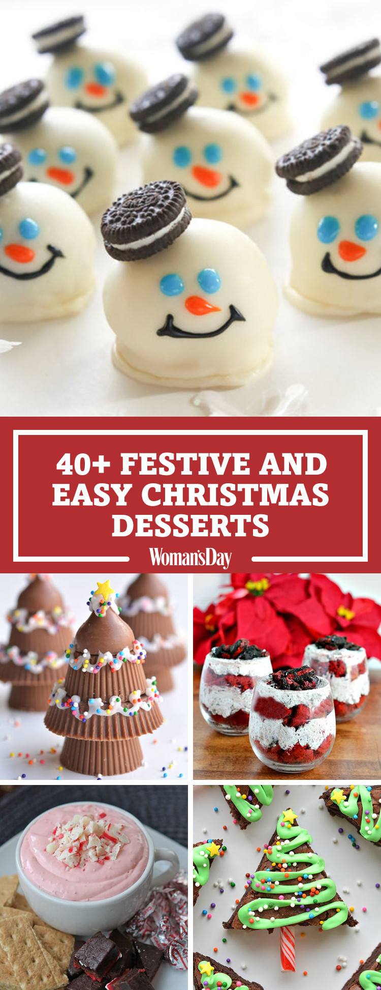 Holiday Desserts Ideas
 57 Easy Christmas Dessert Recipes Best Ideas for Fun
