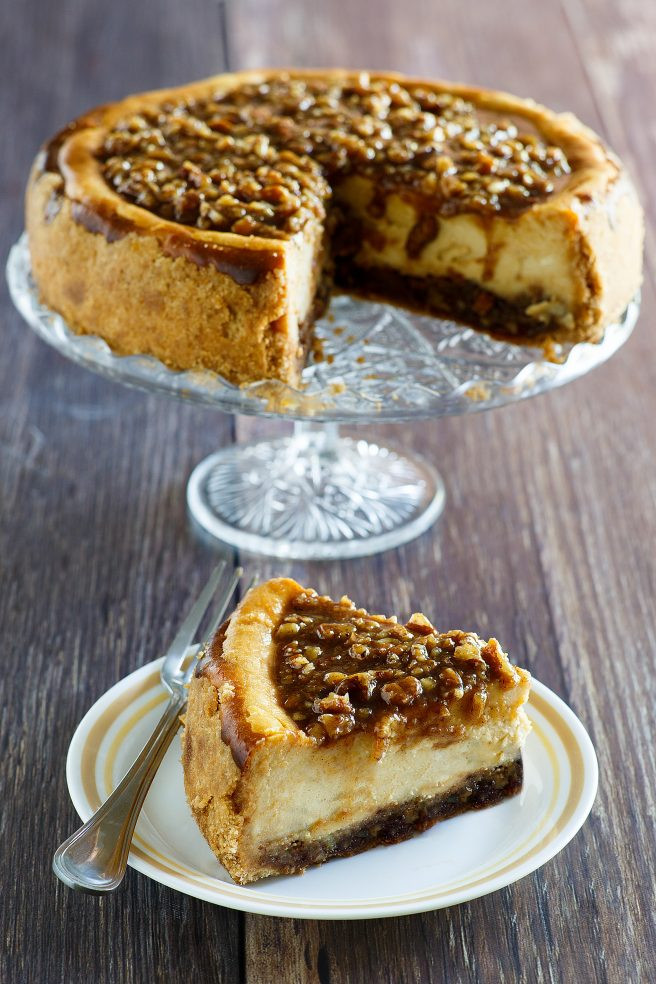 Holiday Desserts Recipes
 Pecan Pie Cheesecake Thanksgiving and Christmas Dessert