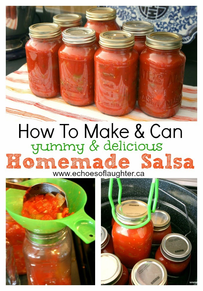 Home Canned Salsa Recipe
 Homemade Sweet & Crunchy Pickles & 4 Other Canning Recipes