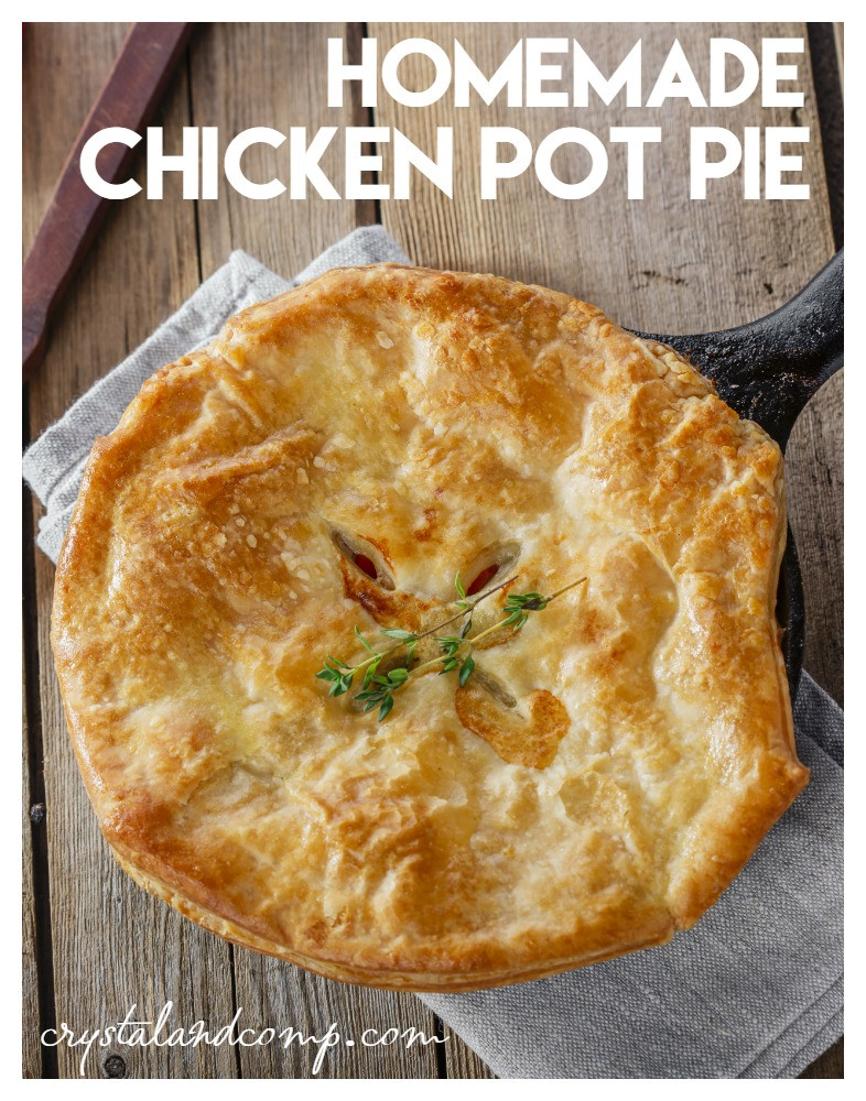 Homemade Chicken Pot Pie Recipe
 Easy Chicken Pot Pie