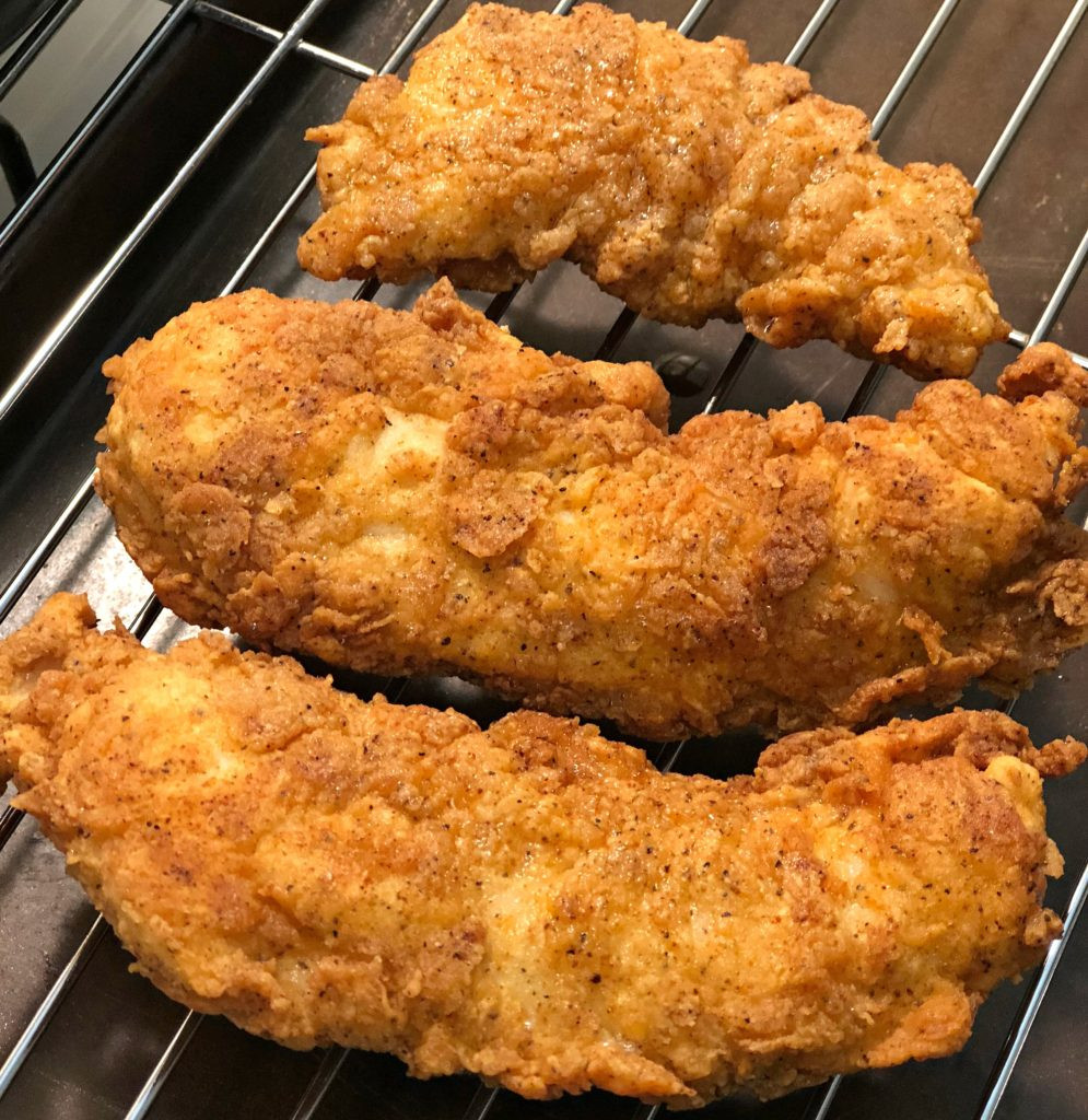homemade fried chicken strips
