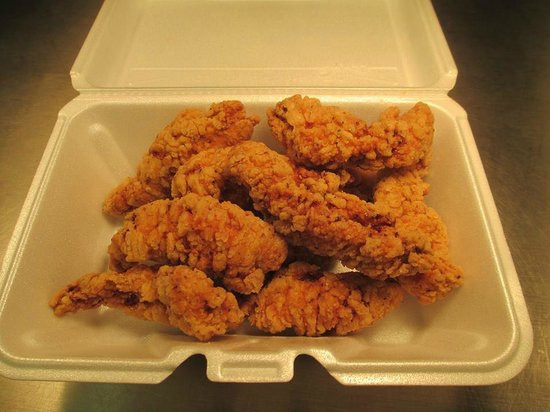 Homemade Deep Fried Chicken Tenders
 our homemade chicken tenders deep fried & batter cooked to