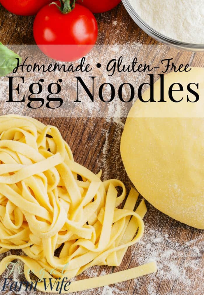 Homemade Gluten Free Noodles
 Gluten Free Egg Noodles