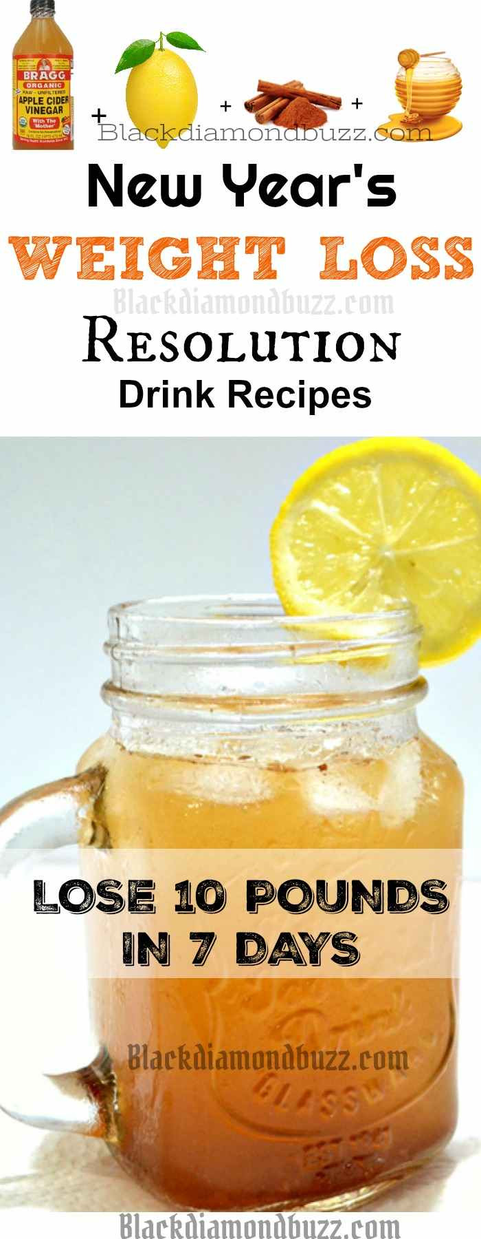 Honey And Apple Cider Vinegar For Weight Loss
 Weight Loss Drink Recipe