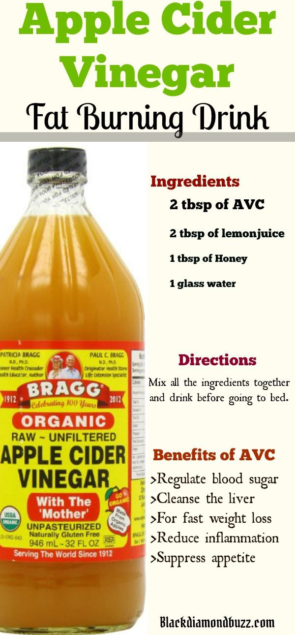 Honey And Apple Cider Vinegar For Weight Loss
 Apple Cider Vinegar for Weight Loss in 1 Week how do you