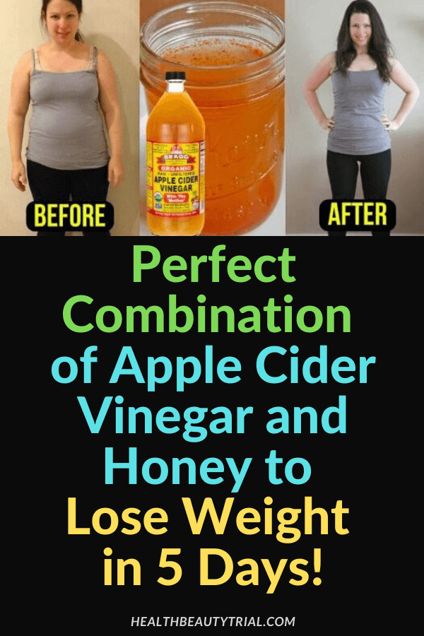 Honey And Apple Cider Vinegar For Weight Loss
 Perfect bination Apple Cider Vinegar And Honey To
